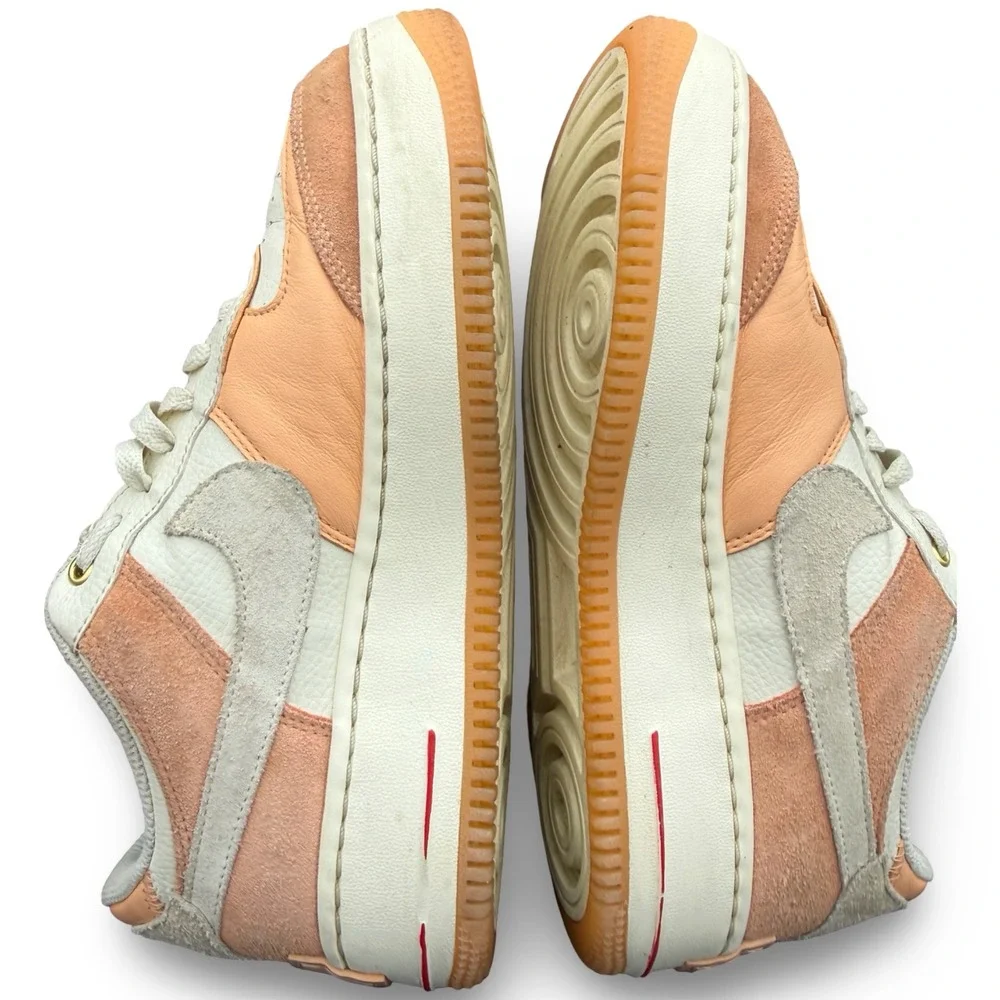 Nike Air Force 1 Shadow Sail Peach Coral Suede DM8157-700 Womens Size 8.5 Shoes